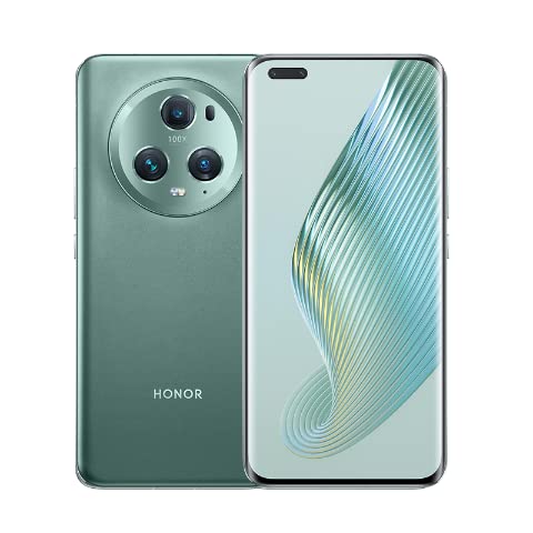 HONOR Magic5 Pro 6.81 Pulgadas OLED 50mp cámara Principal Ancha 4k Video grabación 5100 Mah Supercharge 66w Doble SIM 12 + 512GB teléfono Inteligente Verde (Reacondicionado)