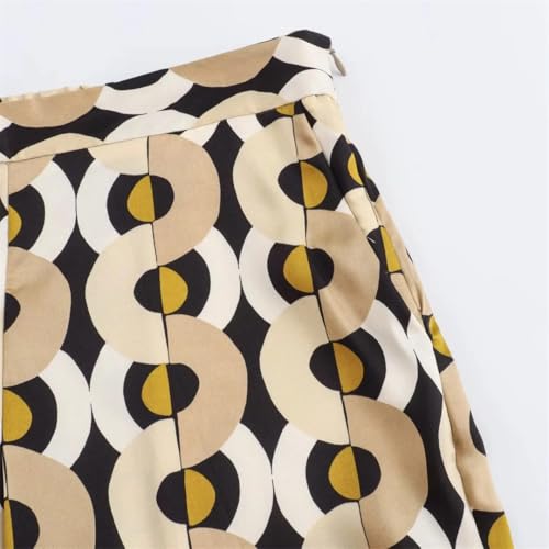 Women Print Straight Leg Pants Sets for 2 Pieces Print Top Women's Shirt Two Piece Set2