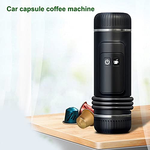 DYXYH 80 ml Mini Espresso Cafetera portátil Cafetera Semi-Automática Espresso Cafetera Coche Recargable Capsule Capsule… - Imagen 3