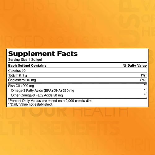Image of Omega-3 Fish Oil Concentrate 1, 000 Mg, 400 Softgels