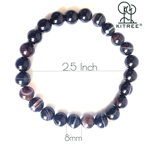 Image of HEALING AND SEMI-PRECIOUS CRYSTAL STONE BRACELET 8 MM ROUND FOR FENSHUI
