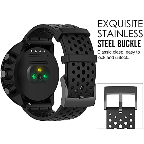 Correa de silicona transpirable para Suunto 7 y más miniatura 7