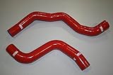 Venair (600001080826-RD) 2-Piece Coolant Silicone Hose Set, Red