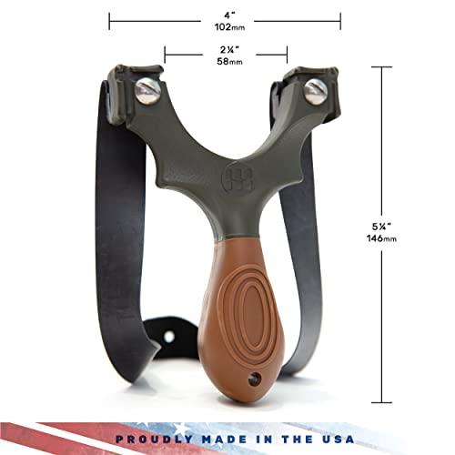 SimpleShot Scout XT Slingshot with Target, Ammo and Bands for