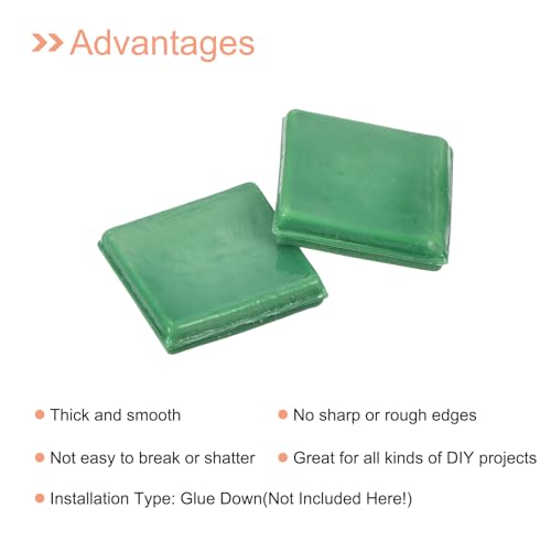 MECCANIXITY Mosaic Tiles, Micro Glass Tiny Mini Mosaic Tile DIY Hobbies Handmade Crystal Free Stone Craft Material Creativity (Mint Green Pack of 100g) by MECCANIXITY - Image 4