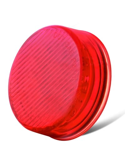2 x 2.5 pulgadas Lámparas LED redondas para marcador lateral miniatura 2
