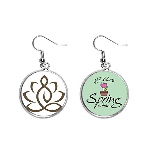 Pendientes de loto budistas el regalo espiritual ideal
