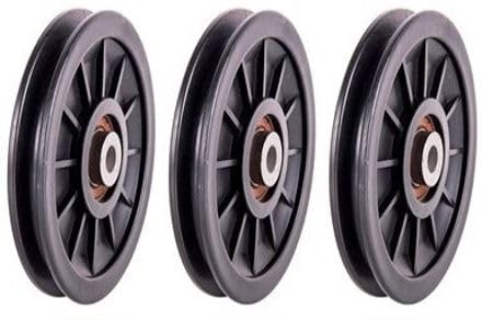 Fitdex Set of 3 Pcs. Exercise Machine Attachments Gym Pulley 4-inch (Black), Multi-Training Bar (Black)-image-30