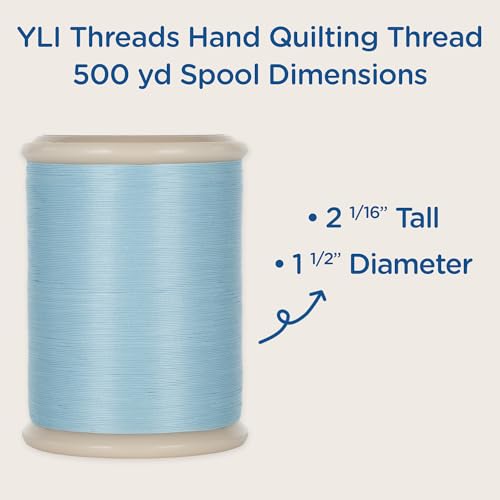 Hilo para acolchar a mano 100% algodón egipcio, 500 yd miniatura 2