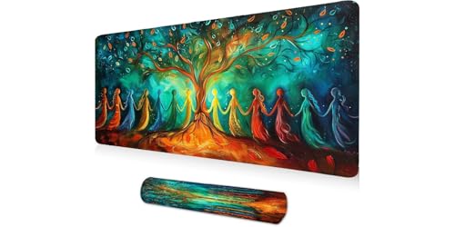 Tapis de souris XXL 1000x500mm grand format sunset pour bureau de gamer