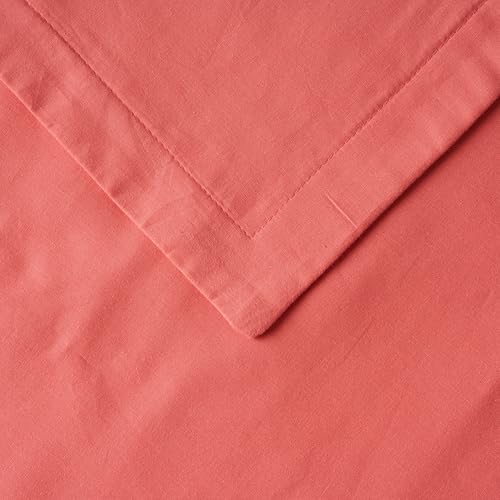 Image of 100% Pure Cotton 3 Layer Dohar, Double Bed Blanket Comforter, (90''X100'' / 230X254 CM), Uni Plain, Skin Friendly Dohar, Color - Coral