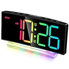 Cadmos Extra Loud Alarm Clock for Heavy Sleepers Adults,Teens,Kids,Rainbow Clock for Bedrooms,Small photo Cadmos Extra Loud Alarm Clock for Heavy Sleepers Adults,Teens,Kids,Rainbow Clock for Bedrooms,Small