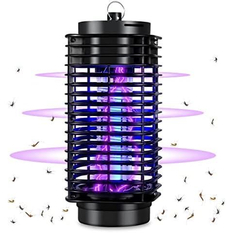Electric Mosquito Killer Lamp, UV Mosquito Lamp Camping Lantern, Quiet Effective No Radiation Insect Killer Flies Trap , Portable Bug Zapper Fly Killer Lights, for Indoor Garden Camping Cover