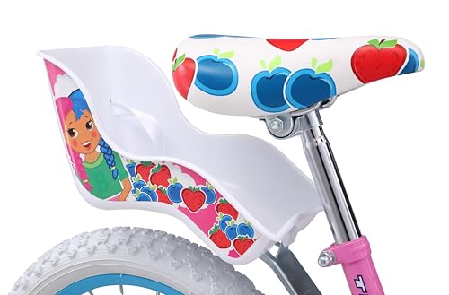 Image of Titan Girls BMX Bike for Kids Ages 4-7, 16-Inch Wheels, 9-Inch Frame, Training Wheels, Toy Seat, Doll Basket, Streamers, First Bike, Princess Bicycle, Gift for Girls