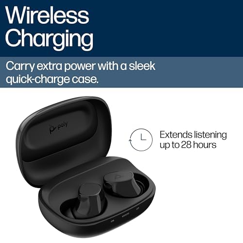 Poly – Voyager Free 20 – True Wireless Earbuds in Grey - Adaptive