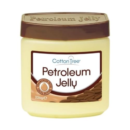 Sotl® Cotton Tree Body Care Jumbo Petroleum Jelly with Cocoa Butter – Deep Moisturizing Skin Protection, Multi-Use for Dry Skin Relief, Cracked Heels & Lip Care 226g