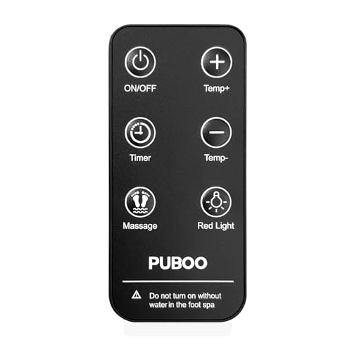 Control remoto compatible con spa de pies Puboo PB-Z01 miniatura 1