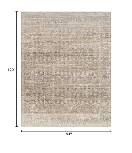 Tapete Lavable Vintage Brown 7'10" x 10' miniatura 2