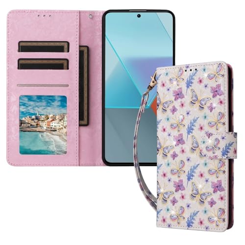 Étui Xiaomi Redmi Note 13 4G Generic avec motif pensée violette