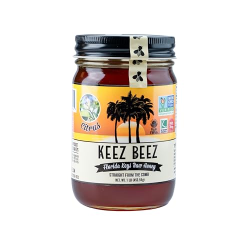 Miel cruda natural Keez Beez sabor cítrico 16 fl oz