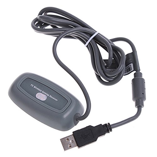 Adaptador receptor de jogos Vosarea USB sem fio para Xbox 360 portátil (branco)