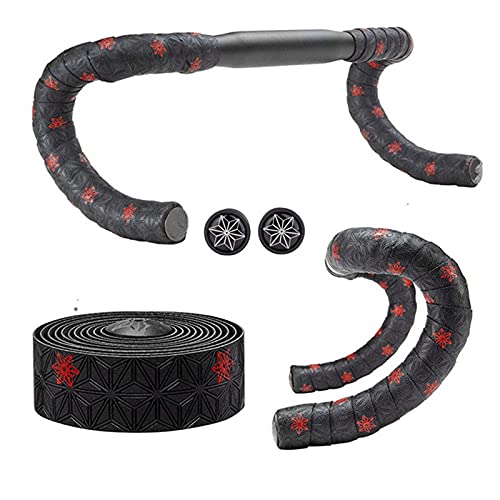 Lenkerband Rennrad Fahrrad Gürtel Neue Sechszackigen Stern Design Radfahren Griff Bar Band Wrap(Galaxy Blue)