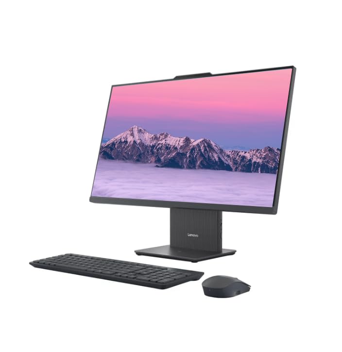 Image of Lenovo IdeaCentre 27 inch FHD Touchscreen All-in-One Desktop Computer, Intel 10-core i7-13620H, 16GB RAM 1.5TB Storage (1TB SSD+512GB Docking Set), Wireless KB & Mouse, Windows 11, NLY Earphones, Gray