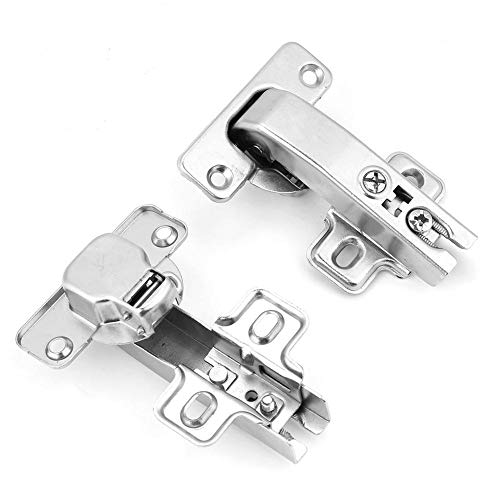 Door Hinge,Akozon 90 Degree Clip-on Cabinet Hinge Self Close Hydraulic Cupboard Kitchen Cabinet Cupboard Furniture Hinge