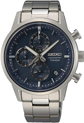 Seiko Montre Homme Chronograph Titane SSB387P1