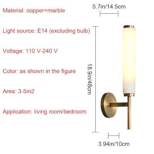 Lámpara de pared LED moderna para sala de estar hotel y baños 6