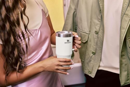 Image of STANLEY Everyday Suburban Mug with Lid, 24 oz, Fig Pinstripe