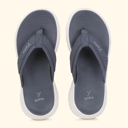 Image of YOHO Snugly 005 Slippers For Men | Cushioned Support | Lightweight Grip | Breathable Comfort | Long-Lasting Build