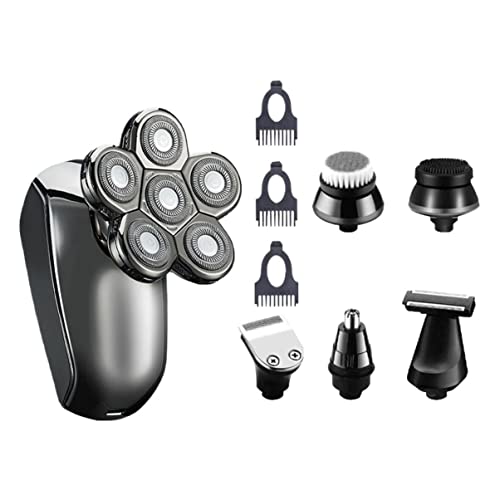 Rasoir électrique étanche Veemoon à six têtes rechargeable pour camping et douche