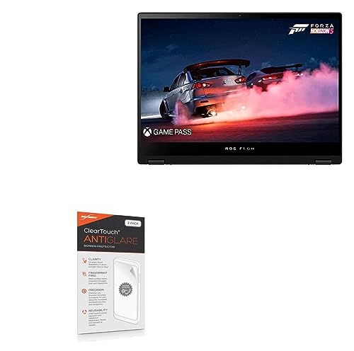 BoxWave Screen Protector Compatible with ASUS ROG Flow X13 (2023) - ClearTouch Anti-Glare (2-Pack), Anti-Fingerprint Matte Film Skin