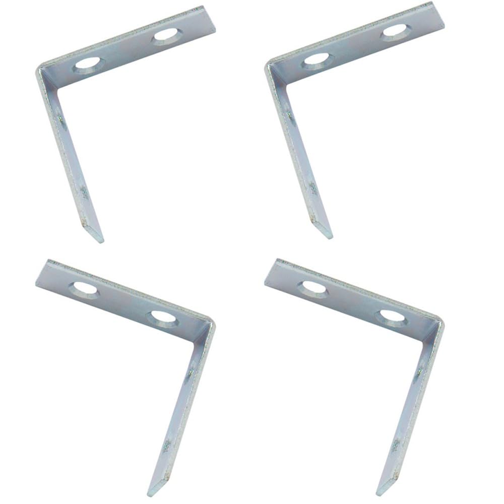 40 X Corner Brace Angle Brackets BZP Steel 100mm ( 4 Inch ) | Onestopdiy New - View #2