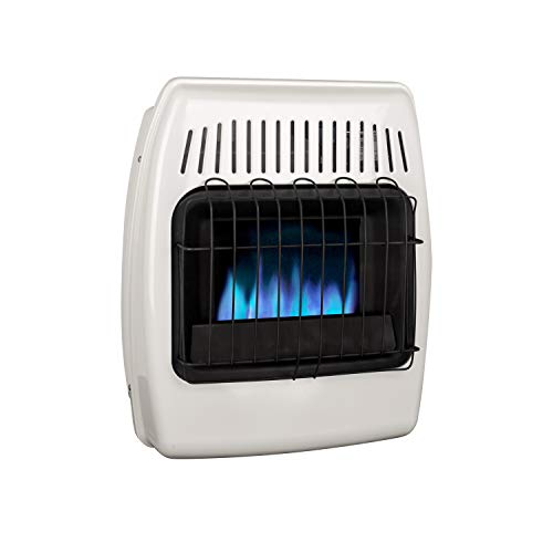 Dyna-Glo 10,000 Btu Liquid Propane Blue Flame Vent Free Wall Heater, White #TOP1