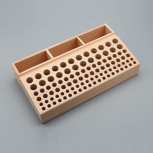Support pour le travail du cuir avec 98 trous et 3 fentes de rangement