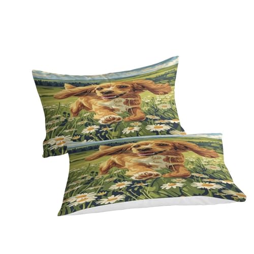 Housse de couette microfibre cocker pour une chambre cosy et douce - 5