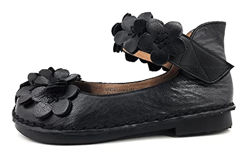 Laura Vita Hocobio Ballerines pour femme Noir Loisirs, Noir , 39 EU