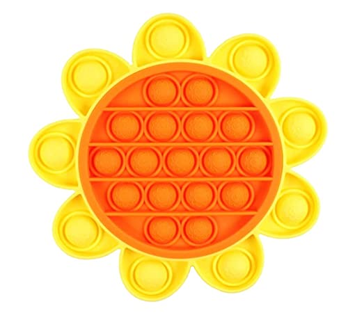 Grab MantraPop It Fidget Toys for Kids, Adults and Autism Relieve Stress, Bubble Popping Sensory Fidget Toy, Special Learning, Anxiety Stress Relief Squeeze Toy (Set of 9)