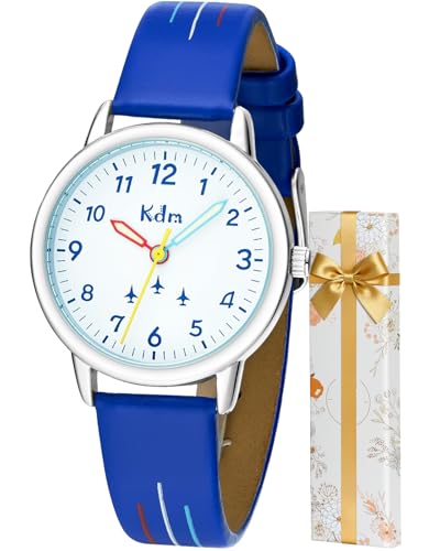 Imagen de KDM Reloj Niño Niña Reloj Tiempo de Aprender Impermeable Relojes de Pulsera Analógico Deportivos de Cuarzo Reloj Infantil Time Teacher