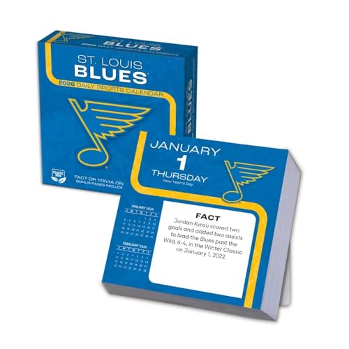 TURNER SPORTS St Louis Blues 2026 Box Calendar (26998053093)