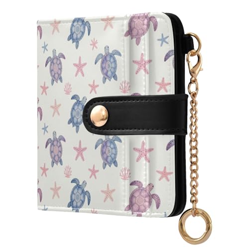 Porte-cartes pour femme fin en cuir PU pour optimiser l'espace