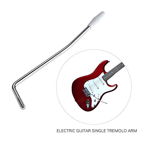 Braço Tremolo Simples, Andoer Cabo de manivela de braço trêmulo com fio de guitarra elétrica de 5 mm