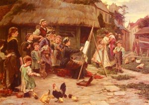 Peinture à l'huile An Art Students Holiday reproduction tableau