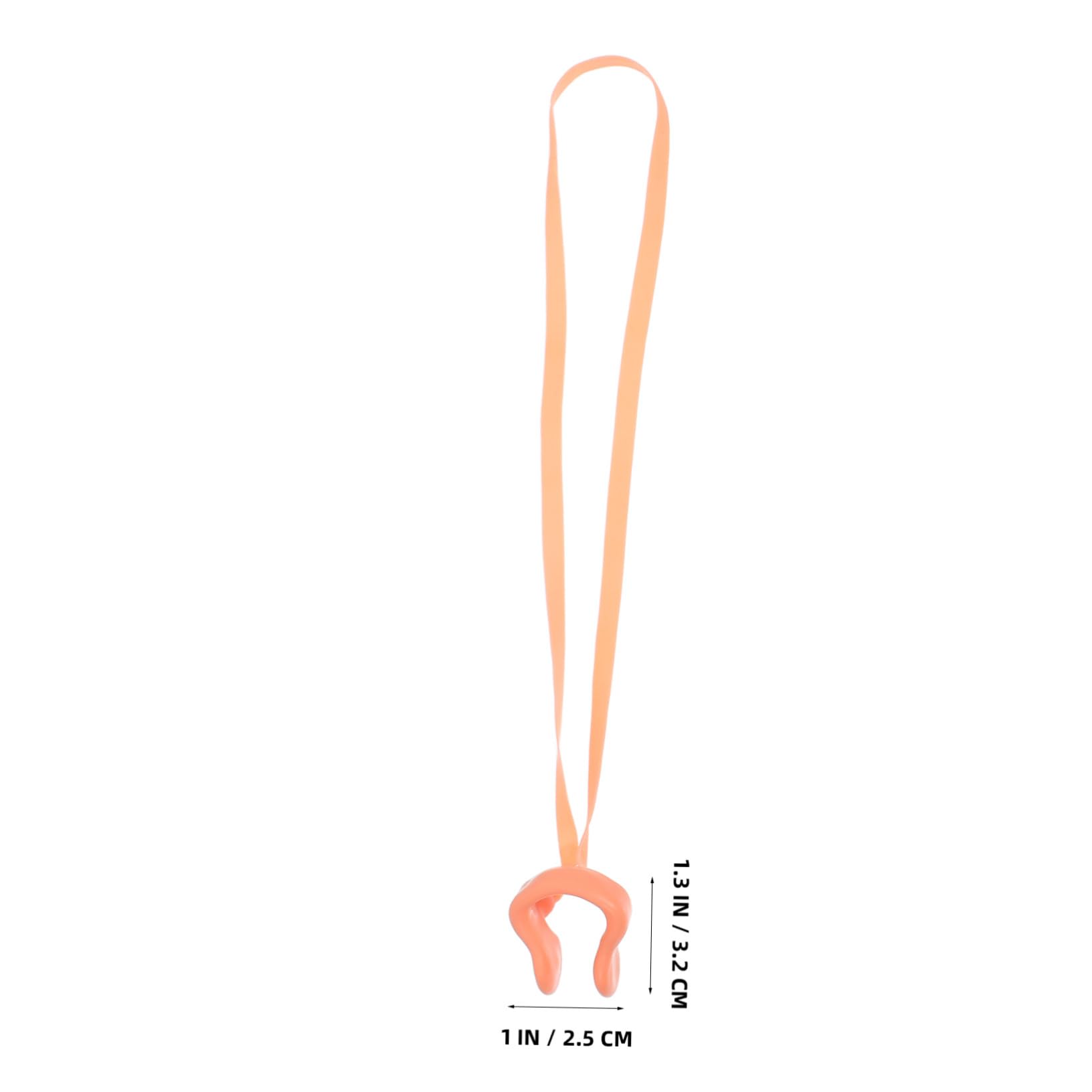TOYANDONA Pinzas Nasales Ergonómicas para Natación con Cuerda Clips Resistentes Al Agua Y Cómodos para Nadadores Profesionales Y Principiantes