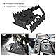 KSTE Bremspedal, Bremsverlängerung, Motorrad Fußbremshebel hinten, Hinten Fußbremshebel Pedal Vergrößern Verlängerung Pad Extender for F800GS F700GS Schwarz