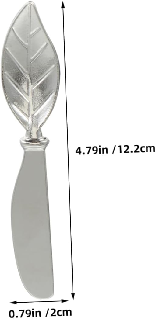 SOLUSTRE 4pcs European-style Butter Spreader Knives Cheese and Condiment Spreaders for Appetizers Weddings and Parties