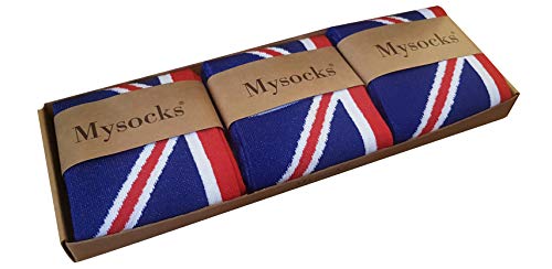 Image of Mysocks Unisex Extra Fine Combed Cotton Crew Socks |Colourful Designs | Seamless Toe | Make Your Steps Enjoyable