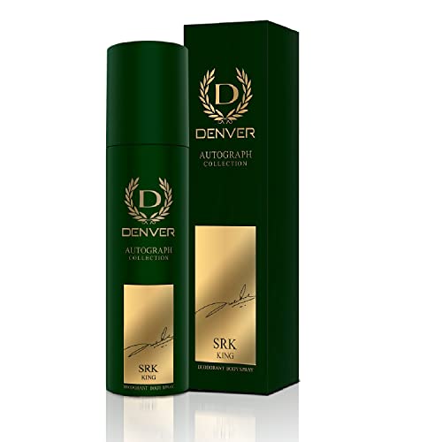 DENVER SRK King Deodorant Autograph Collection – (140ML) | Long Lasting Luxury Deo Spray – For Men